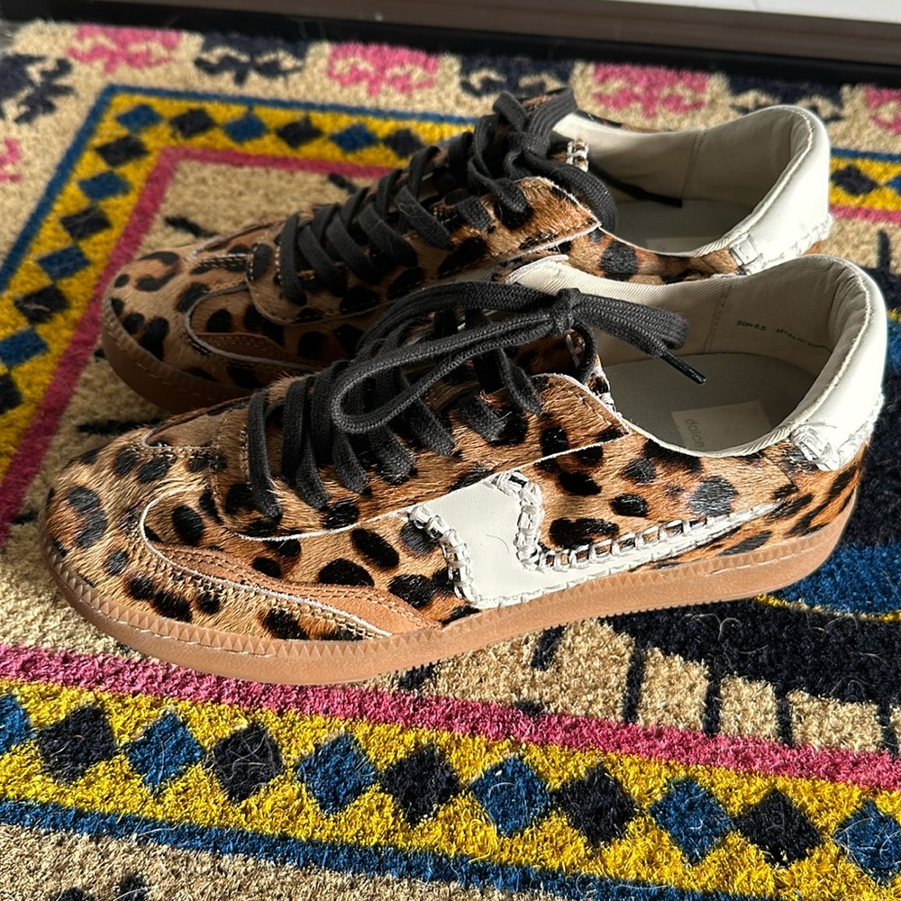 Dolce Vita Notice Stitch Sneakers-Leopard